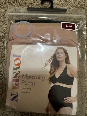 NWT Joyspun Maternity Over-the-Belly Seamless Panties 3 pack size S-M